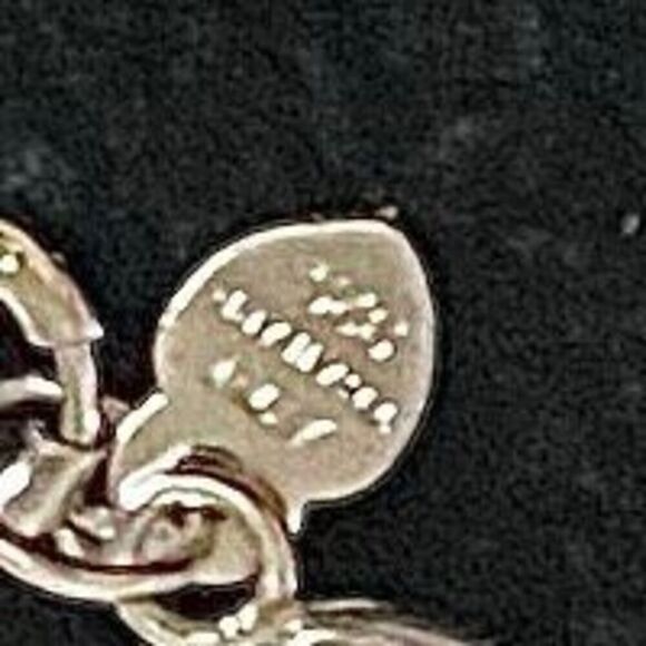 APZ Dainty Sterling Silver & crystal Bracelet - Picture 8 of 9